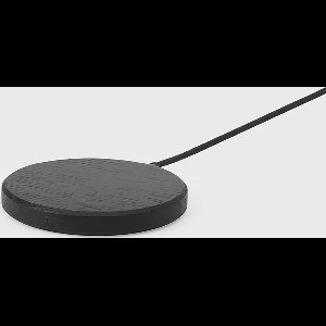 Oakywood Slim Charging Pad - Zwart Massief Eiken - Echt Houten Draadloze Oplader 10W