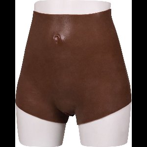 XX-DreamToys - Ultra Realistische Bodysuit met Vagina - Drag Queen - Bruin - Maat S