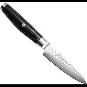 Yaxell Ketu Schilmes 10 cm – SG2 Stalen Kern – Tsuchime Finish – Pakkahout Handvat