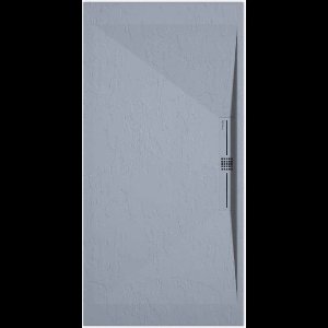 Sanifun douchebak Stone Side Gray Slate 900 x 800 P