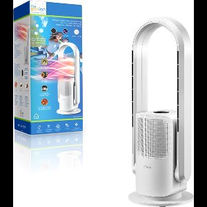 Progenion PR-040IUVH Smart luchtreiniger - Cool + HOT. UV-C en Ionisator - Ventilator - Staand - Met Afstandsbediening en APP - Verkoeling - Verwarming. Air Purifier