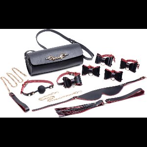XR Brands Bow Tie Bondage Set + Carry Bag black