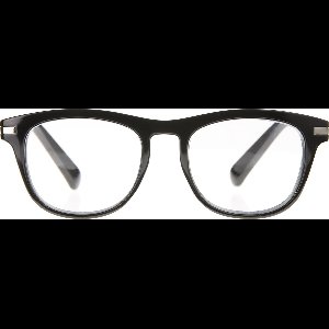 Noci Eyewear NCB303 Brad Leesbril +3.00 Zwart - Zilverkleurig insert