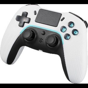 Deltaco GAM-139-W Draadloze Controller - 2 Macro Knoppen - PS4 - Wit