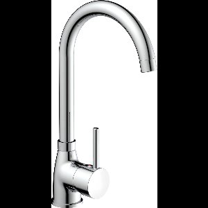 SCHÜTTE Manetti Design Keukenkraan - Mengkraan - Hoge, Draaibare Uitloop - Zijdelingse Greep - Chroom