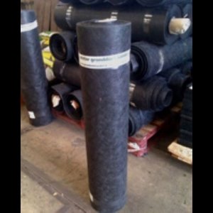 non woven gronddoek - nonwoven worteldoek , geotextiel gronddoek -50 mtr x 50 cm breed - zwart