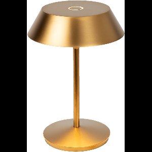 Atmooz Tafellamp Balto - Ø15 x 21,5 cm - Goud - Oplaadbaar