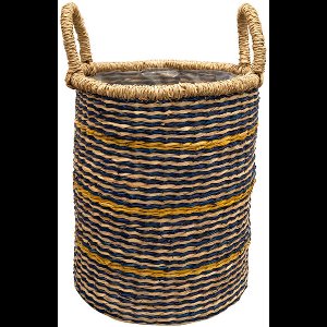 Ter Steege Plantenmand voor Binnen Zeegras Beige-Multicolour D 31 cm H 31 cm Opening 28 cm