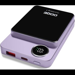 OOQE QuickMag - MagSafe Powerbank | Paars