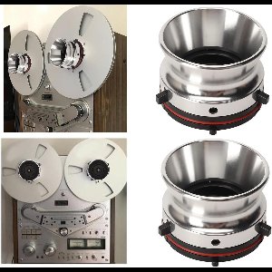 NAB Hub Adapters voor Studer ReVox, Akai, Teac 10 Inch Opener - Zilverkleurig - Aluminiumlegering - Take Up Reel to Reel Recorder