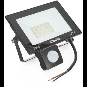 Keltin LED schijnwerper - 30W - Bewegingssensor - Koud wit 6500K - IP66 - Aluminium
