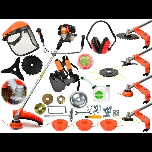 GEKO Krachtige bosmaaier - 42,7 cm³ - Inclusief accessoires en veiligheidsuitrusting
