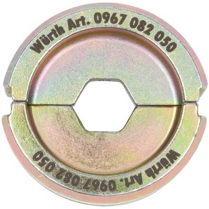 Wurth - Persinzetstukken met halve schalen zeskantpersing - Persinzetstuk m. halve schalen zeskantpersing x 1 st