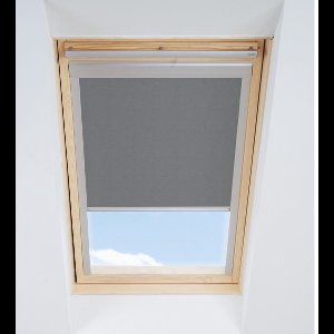 Verduisterende rolgordijn DAKSTRA / DAKEA S6A 114x118 - Grijs -