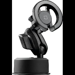 Optiline Telefoonhouder met 15W Draadloos Laden voor Thuis of Kantoor – MagSafe Compatibel – Zwart