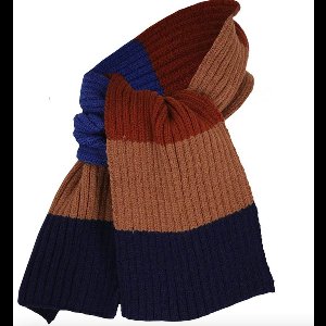 Sarlini - Kids- Jongens - Knit - Sjaal - Kobalt - Blauw - 4/8 jaar