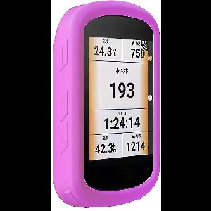 Beschermhoesje + screenprotector voor Garmin Edge 840 - Siliconen beschermhoes voor fietsnavigatie - Rose