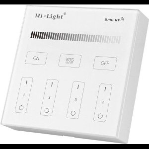 Mi-Light(MiBoxer) B1 - Wandbediening Enkele kleur - 4 Groepen