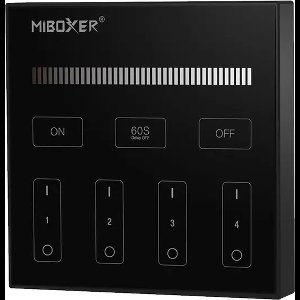 Mi-Light(MiBoxer) B1-B - Wandbediening Enkele kleur - 4 Groepen