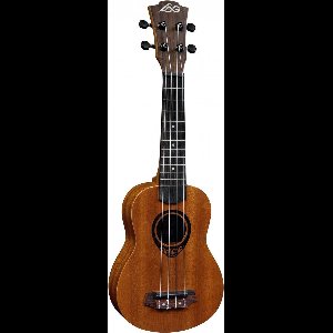 LAG Guitars Tiki Uku 10 TKU10S sopraan ukelele met gigbag