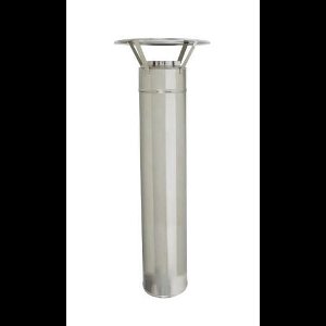 Livin' Flame - Houtkachel Rookkanaal EPDM Dak - Livin' Flame - Roestvrij staal -