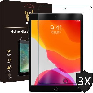 Screenprotector geschikt voor iPad 2021 / 2020 / 2019 10.2 inch - Screen Protector Glas - 3 Stuks