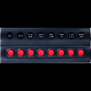 SCHAKELPANEEL 12 V - 8 SCHAKELAARS AUTO FUSE