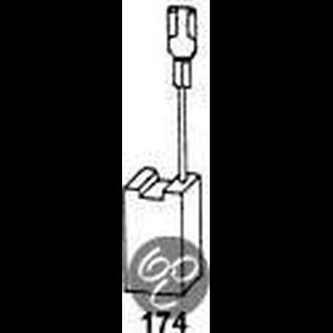 Koolborstel-set 0358 voor AEG - Atlas Copco en Milwaukee handgereedschap