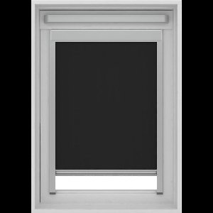 BloomTheRoom Dakraamrolgordijn - Zwart - Verduisterend - MK06