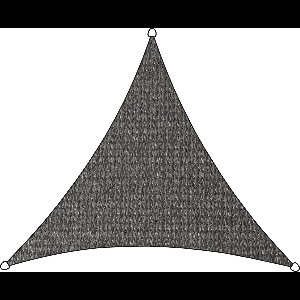 Livn Schaduwdoek Iseo HDPE - Driehoek - 3,6 m - Antraciet