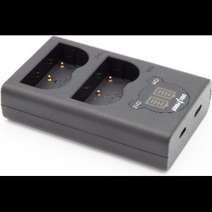 ChiliPower Nikon EN-EL3 / EN-EL3e dubbellader voor 2 camera accu's (tegelijk)