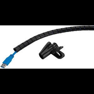 Neomounts ADS06-140BL Kabelspiraal - voor 1-3 kabels - 15 mm - universeel - zwart