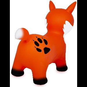 Jamara Skippybal - 466006 Skippydier Vosje - Bruin/Oranje - Junior met Pomp