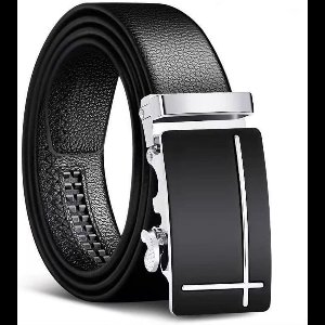 Cosensi - Traploos verstelbare leren herenriem met automatische gesp - Zakelijke en vrijetijdskleding - 35 mm