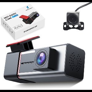 Dynabright Dashcam 4K – Incl. 32GB kaart - Met Achteruitcamera (1080p) – Nachtzicht – Dashcam Voor Auto - Wifi – GPS – Parkeermodus – Dashcams - 170° Groothoek – G-Sensor Noodvergrendeling