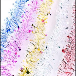 Gigicial Stervormige linten - Kerstdecoraties - Glinsterend goud, voor het inpakken van kerstbomen of muren - 1-pack - DIY Feestdecoraties in goud