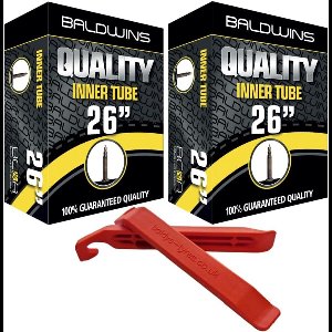 2x Binnenband Fiets 26 Inch met Presta (Frans) Ventiel voor 2.10 tot 2.40 Banden