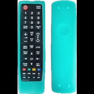 Ibley Beschermhoes voor Samsung BN59-01175N afstandsbediening – Glow in the dark blauw – Siliconen Remote Case
