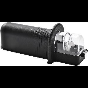 Dastium Home - Messenslijper- Doortrekslijper - Aanzetstaal - Slijpsteen - Professionele Knife Sharpener - Compact & Veilig - Voor Keukenmessen, Koksmessen & Zakmessen