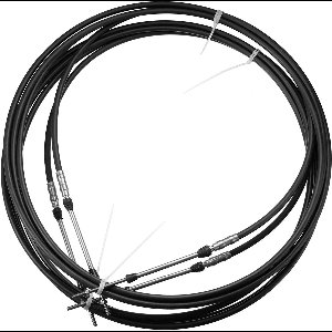 Provento - Marine Gaskabel voor Yamaha Buitenboordmotor - 16ft - Zwart