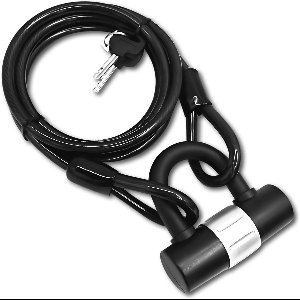 Robuust Kabelslot voor Fiets en E-Scooter - 2 Meter Lang en Anti-Diefstal Bescherming