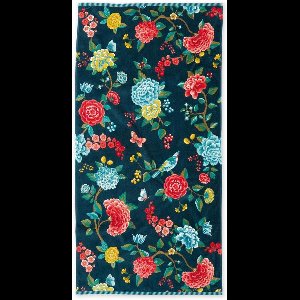 Pip Studio Good Evening Handdoek 70 x 140 cm - Blauwe Badstof