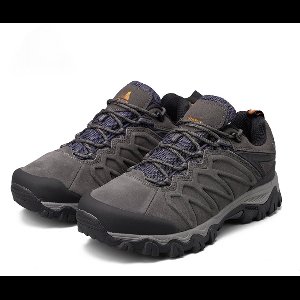 Wandelschoenen - Waterdicht - Lederen - Hicking schoenen - Berg schoenen - Wandelschoenen heren - Grijs - Maat 42