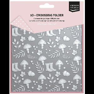 Embossing folder Herfstfiguren 15 x 15 cm