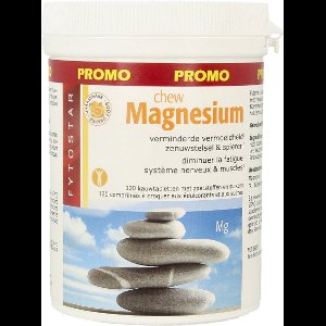 Fytostar Chew Magnesium Maxi - Mineralen - Vermoeidheid Zenuwstelstel Spieren - 120 kauwtabletten
