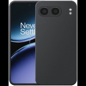 Geschikt voor OnePlus Nord 4 Telefoonhoesje Flexibel Siliconen TPU hoesje - Flexible Back Cover Case Siliconen TPU - Zwart - Smartphonica geschikt voor OnePlus Nord 4