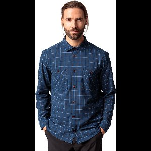Vaude Jerpen Iv Overhemd Met Lange Mouwen Blauw S Man