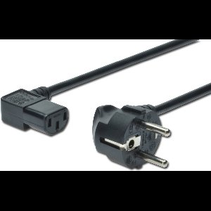 ASSMANN Electronic AK-440102-018-S electriciteitssnoer Zwart 1,8 m CEE7/7 C13 stekker