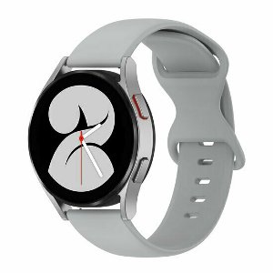 By Qubix - smartwatch bandje 22mm - Geschikt voor Garmin Venu 4 - 45mm - Solid color sportband - Grijs - Geschikt voor garmin bandje