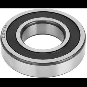 6207VV & Deep Groove Ball Bearings P5 35x72x17mm Lubricated Bearings Double Rubber Seal Black Silver Tone Scooter Skateboard Wheel